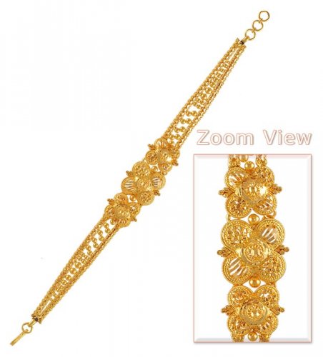 Indian Design 18K Yellow Gold Bangle for Women For Sale at 1stDibs | 18k gold  bangles indian, indian style gold bracelet, gold bracelet indian style
