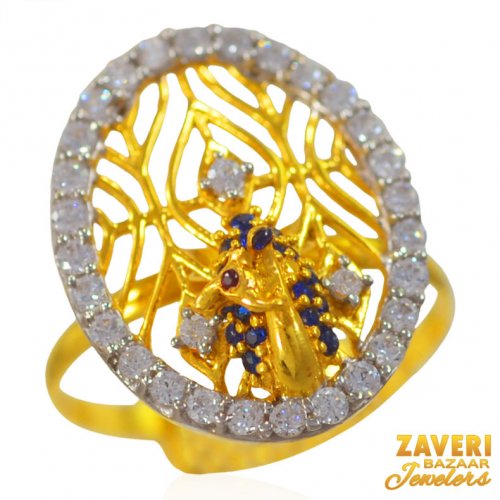 22 kt Gold Designer Ring 