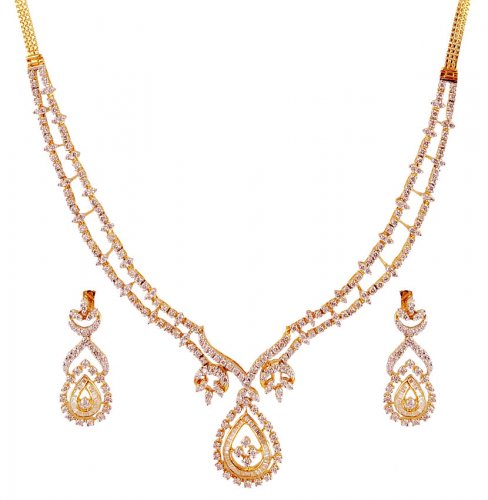 18K Gold Diamond Set 