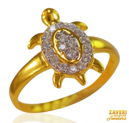 22 Kt Gold Tortoise Ring 