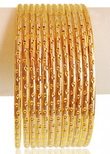 22 Karat Gold Bangles 12 PCs 