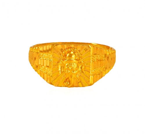 22 Kt Ganesha Men Ring 