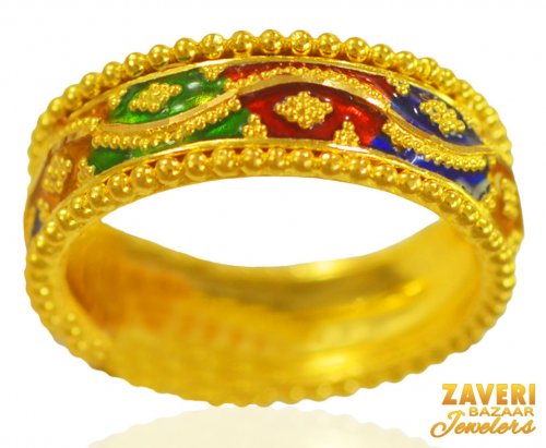 22 Kt Gold Ring For Ladies 