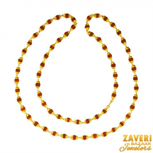 22 kt Gold Rudraksh Mala  