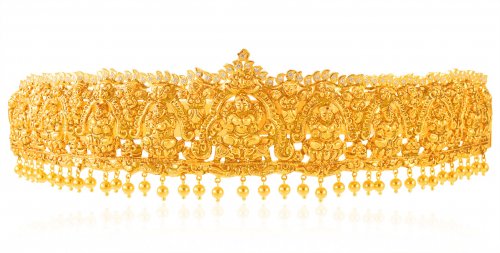 22k Gold Antique Finished Vaddanam 