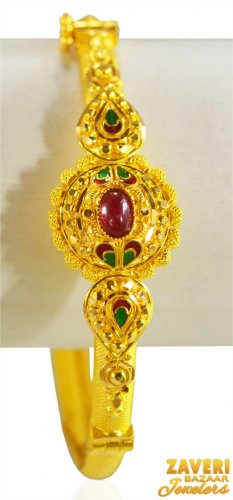 22K Gold Meenakari Kada  