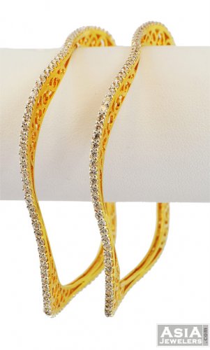 Square shaped gold discount bangles