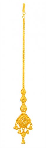 22K Yellow Gold Filigree Tikka 