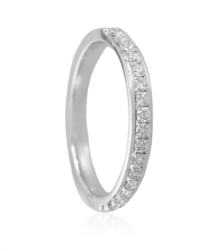 White Gold 18K Diamond Band 