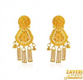 22k gold Filigree Earring