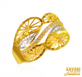 22 Kt Gold CZ Rings ( Stone Rings )