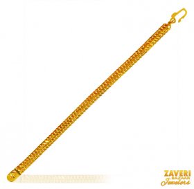 22 kt Mens Mountain Bracelet 