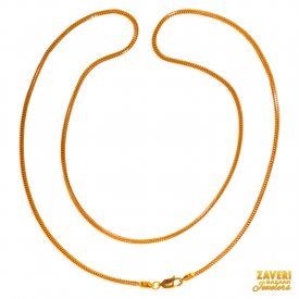 22 Karat Gold Two Tone Chain