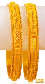 22k Gold Bangles(set of 2) ( 22K Gold Bangles )