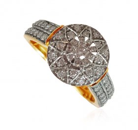 18K Yellow Gold Diamond Ring