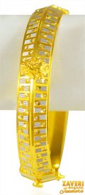 22k Gold Two Tone Kada for Mens