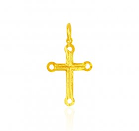 22 Kt Gold Cross Pendant
