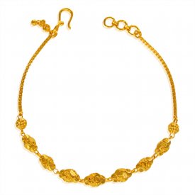 22 Karat Gold Beads Bracelet ( 22K Ladies Bracelets )