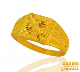 22 kt Gold Mens Ring