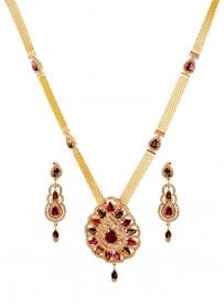 18k  Designer Tourmalin Diamond Set