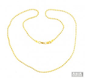 Fancy Ball Chain 22K
