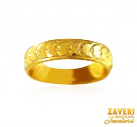 22K Gold Fancy Band