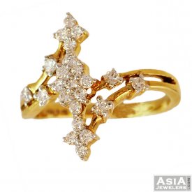 Elegant Diamond Ladies Ring 18K  ( Diamond Rings (Ladies) )