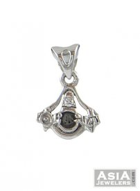 White Gold Balaji Pendant