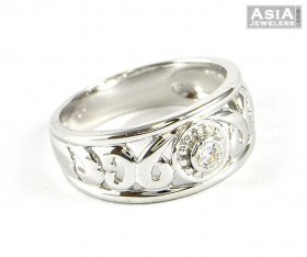 White Gold Ladies Ring ( White Gold Rings )