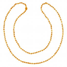 22K Gold White Tulsi Chain ( Long Chains (Ladies) )