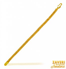 22 Kt Gold Mens Bracelet