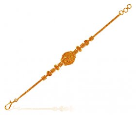 22K Gold Light Weight  Bracelet ( 22K Ladies Bracelets )