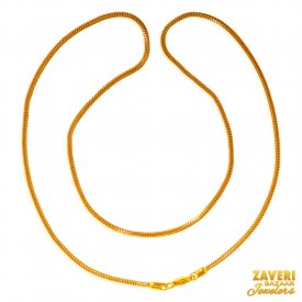 22 Karat Gold Two Tone Chain