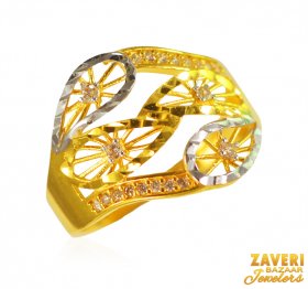 22 Kt Gold CZ Rings ( Stone Rings )