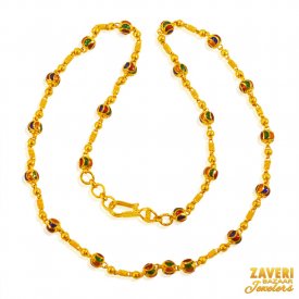 22kt Gold Fancy Chain for Girls