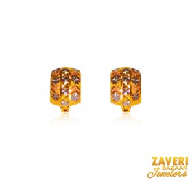 22 Karat Gold  Earrings ( Gold Clipon Earrings )