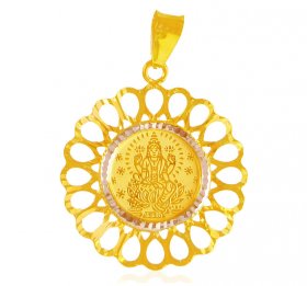 22k Gold Laxmi Jee Pendant