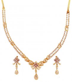 18K Yellow Gold Diamond Set