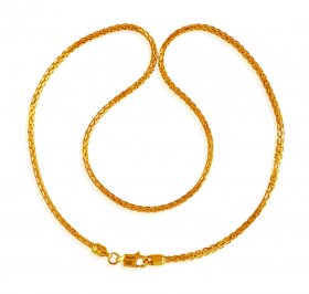 22K Gold Chain 16 In