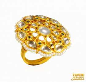 22Kt Gold Designer Ring ( 22K Exquisite Rings )