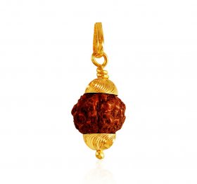 22kt Gold Rudraksha Pendant