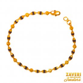 22 Karat Gold Tulsi Beads Bracelet ( 22K Ladies Bracelets )