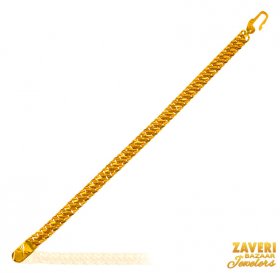 22 Kt Gold Mens Bracelet