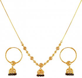 22 Karat Gold Dokia Set 