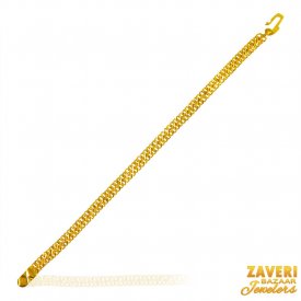22 Kt Gold Mens Bracelet