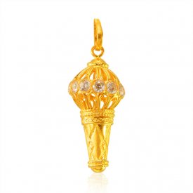 22kt Hamuman Gada pendant  ( Ganesh, Laxmi, Krishna and more )