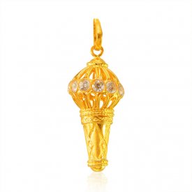 22kt Hamuman Gada pendant 