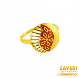 22 Kt Gold Ring  for Ladies ( 22K Gold Rings )