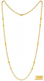 22k Gold Fancy Chains For Ladies ( Gold Fancy Chains )