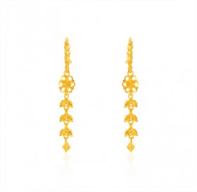 22Kt Gold Long Fancy Earrings